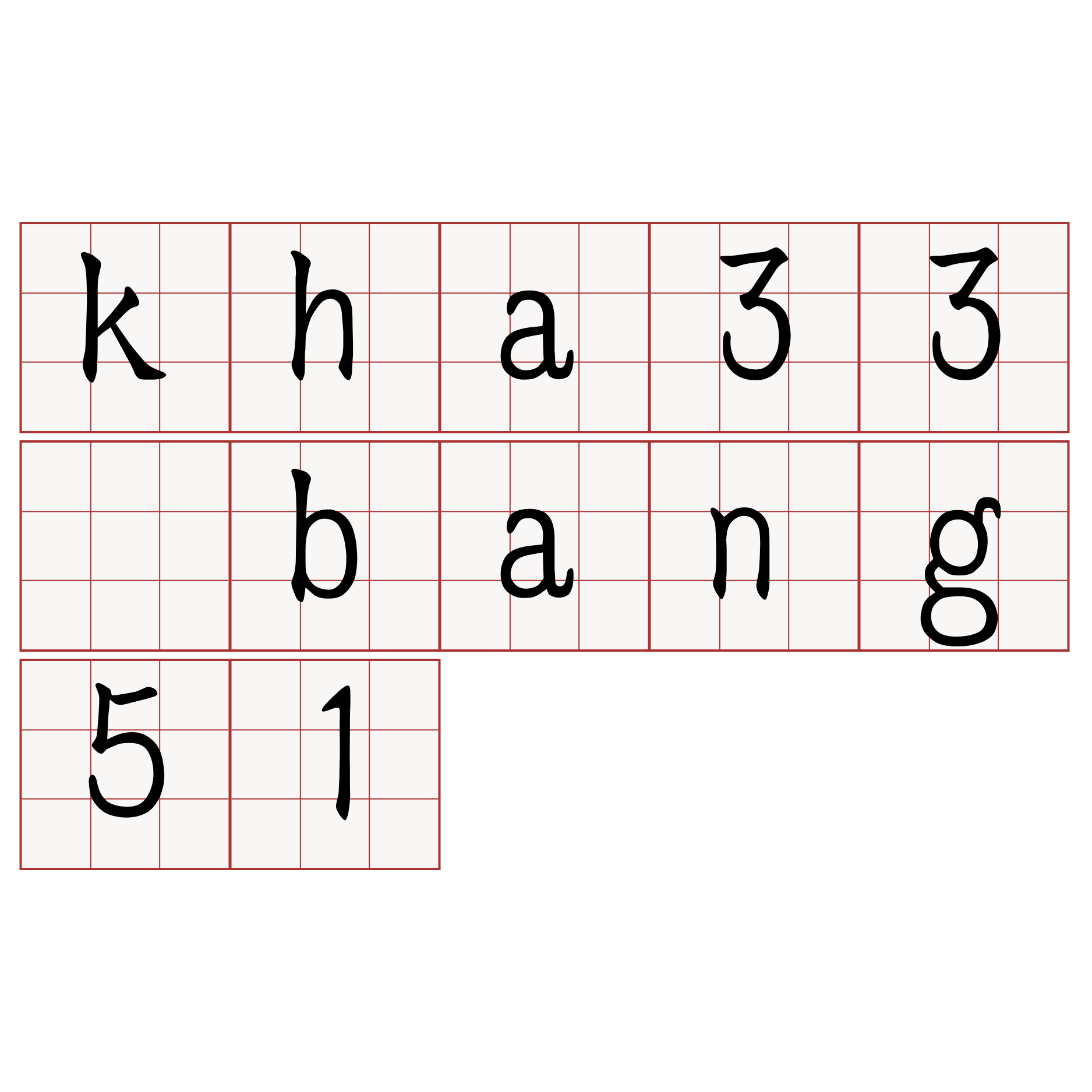 kha33 bang51